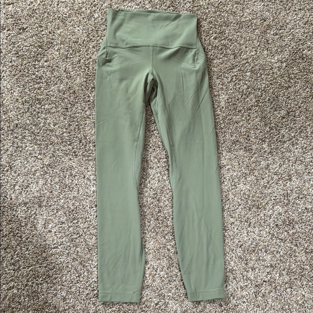 Lululemon Nulu Fold High-Rise Yoga Tight 25” in Rosemary Green - Picture 5 of 10